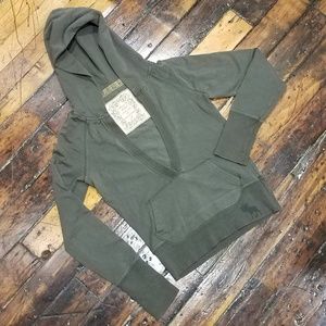 Abercrombie & Fitch olive hoodie